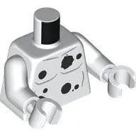 Torso, Muscles, Black Spots print, White Arms and Hands