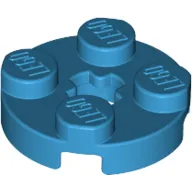 Plate Round 2 x 2 with Axle Hole Type 1 (+ Opening)