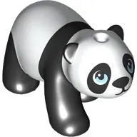 Animal, Panda, Adult with Bright Blue Eyes print