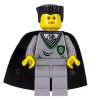 Vincent Crabbe / Ron Weasley, Yellow Skin, Slytherin Sweater with Crest, Cape with Stars