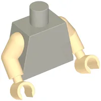 Torso Tank Top with Silver Harness Print (Dr. Octavius), Light Nougat Arms and Hands