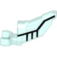 Wing with Clip with Black Lines Print (Left)