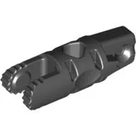 Hinge Cylinder 1 x 3 Locking with 1 Finger and 2 Fingers On Ends, with Hole, 9 Teeth