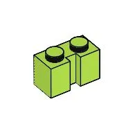 Brick Special 1 x 2 with Groove
