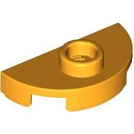 Plate Round 1 x 2 Half Circle with Stud (Jumper)