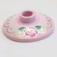 Dish 2 x 2 Inverted [Radar] with Lace and Flower Print