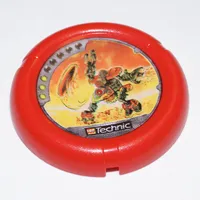 Large Figure Throwing Disk, Torch / Fire, 3 Pips, Torch Throwing Disk Print