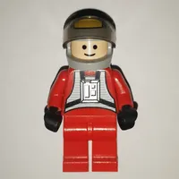 Rebel Pilot B-wing, Red Flight Suit, Black Eyes