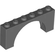 Brick Arch 1 x 6 x 2 - Thin Top without Reinforced Underside [New Version]