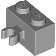 Brick Special 1 x 2 with Vertical Clip [Open O Clip]