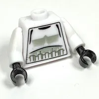 Pen Bead, Minifigure Torso with Armor, Stormtrooper Print