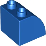 Duplo Brick 2 x 2 x 1 1/2 with Curved Top