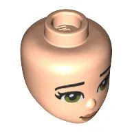 Minidoll Head Light Brown Eyes print