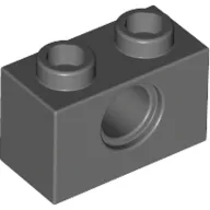 Technic Brick 1 x 2 [1 Pin Hole]