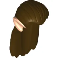 Hair Long Straight with Light Nougat Elf Ears Print