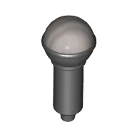 Musical Instrument Microphone with Silver Top Half Screen Print