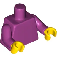 Torso, Magenta Arms, Yellow Hands [Plain]