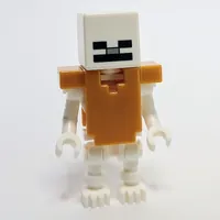 Skeleton, Square Skull, Pearl Gold Armor