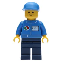 Mechanic, Blue Jacket with Octan Logo, Dark Blue Legs, Blue Cap