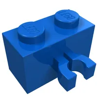 Brick Special 1 x 2 with Vertical Clip [Thick U Clip]