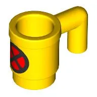 Equipment Cup / Mug with Red X-Men Logo print
