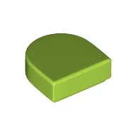 Tile Round 1 x 1 Half Circle