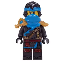 Nya, Dark Azure Shoulder Armor and Mask, Hair