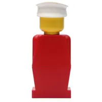 LEGOLAND Red Torso, Red Legs, White Hat
