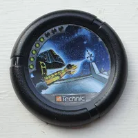 Large Figure Throwing Disk, Jet / Judge, 5 Pips, Shooting Beam at Bot Print