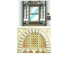 Backdrop with Bank Print / Arched Window Print