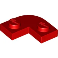 Plate Round Corner 2 x 2 with 1 x 1 Cutout