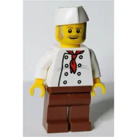 Chef - White Torso, Reddish Brown Legs
