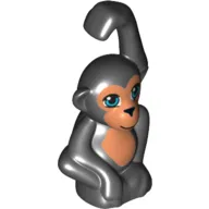 Animal, Monkey / Ape / Orangutan with Medium Nougat Face and Stomach Print