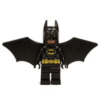 Batman, Black Suit, Black Cowl, Wings, Black Headband