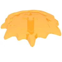 Wave / Power Burst / Flame, Shield Large with Bar End