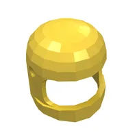 Helmet Classic with Thick Chin Guard and Visor Dimples