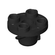 Plate Special Round 2 x 2 with Rotation Stem and Screw