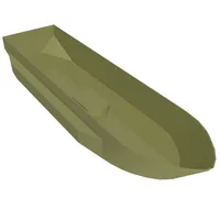 Boat Hull 51 x 12 x 6 with Side Bulges