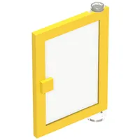 Door 1 x 4 x 5 Right with Trans-Clear Glass