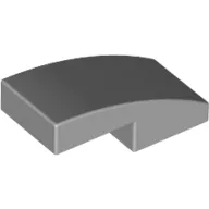 Slope Curved 2 x 1 No Studs [1/2 Bow]