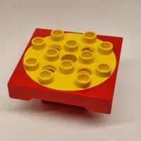 Duplo Toolo Turntable 4 x 4 Base with Yellow Top Plate