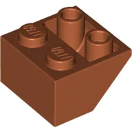 Slope Inverted 45° 2 x 2 [Ovoid Bottom Pin, Bar-sized Stud Holes]