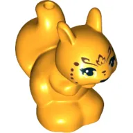 Animal, Squirrel with Face Decoration Print