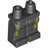 Hips and Black Legs with #1 Batfan Yellow Stripes