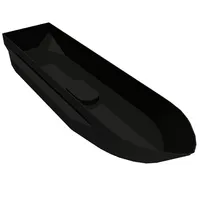 Boat Hull 51 x 12 x 6 with Side Bulges