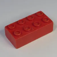 Minitalia Brick 2 x 4 with Bottom Tubes