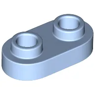 Plate Special 1 x 2 Rounded with 2 Open Studs