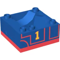 Duplo Train Cab / Tender Base, Thomas & Friends Thomas, No. 1 Print