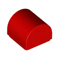 Brick Curved 1 x 1 x 2/3 Double Curved Top, No Studs