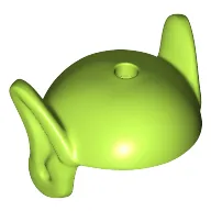 Bald Head with Hole in Top and Long Pointed Ears [Plain]